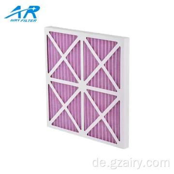 F7 Medium Efficiency Cardboard Frame Air Falten -Filter